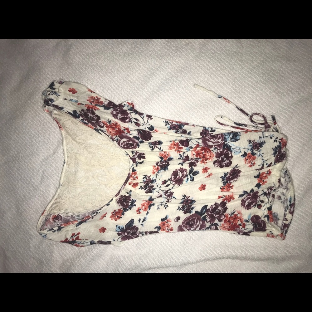 Loose floral blouse
